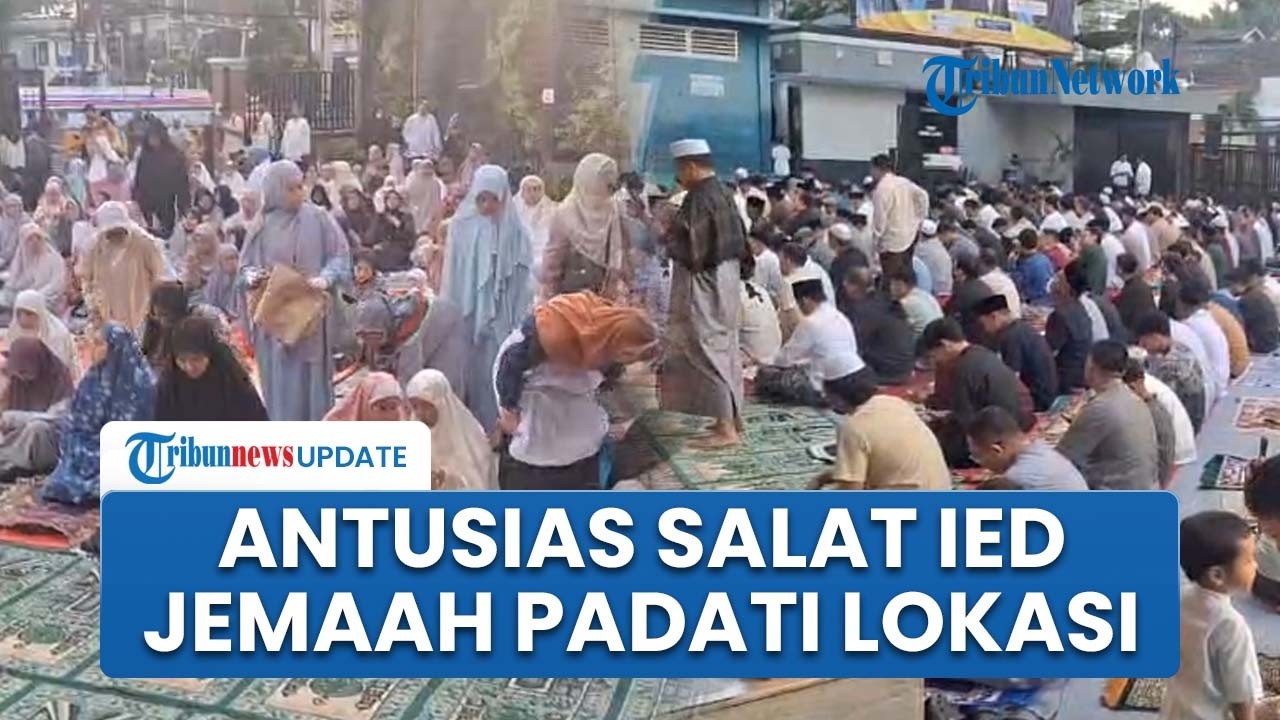 Salat Idul Fitri di Kantor PP Muhammadiyah Menteng: Jemaah Padati Lokasi, Khidmat Dengar Takbir