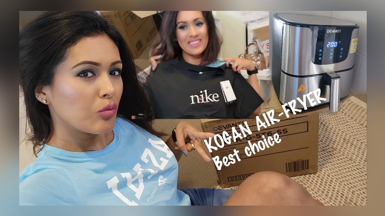 New kogan Air-fryer Unboxing & Review | Footlocker | Boutique By Aurora Haul