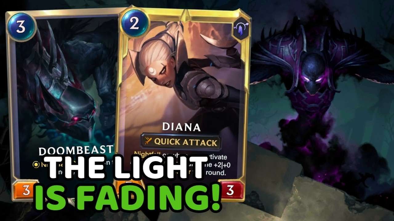 NIGHTFALL NOCTURNE DIANA AGGRO | Legends of Runeterra