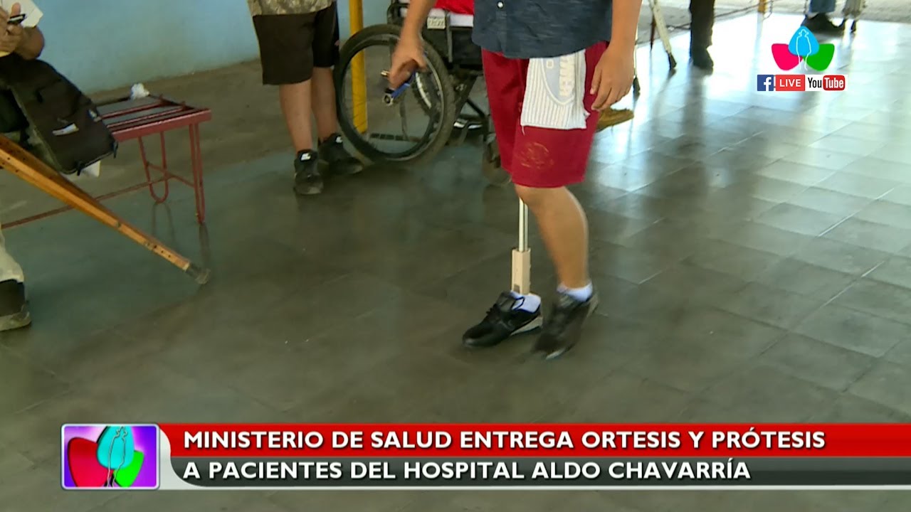 Ministerio de Salud entrega ortesis y prótesis a pacientes del Hospital Aldo Chavarría