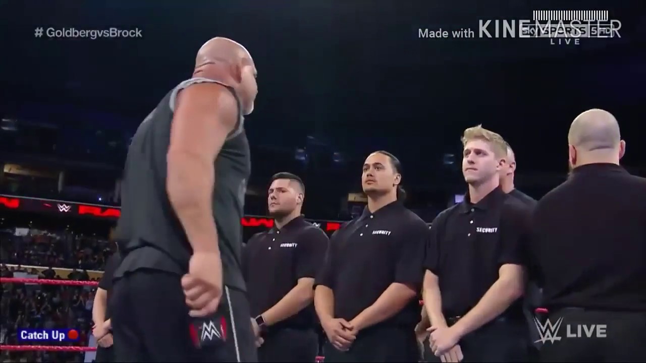 WWE RAW Nov  14 2016 Goldberg Entrance HD