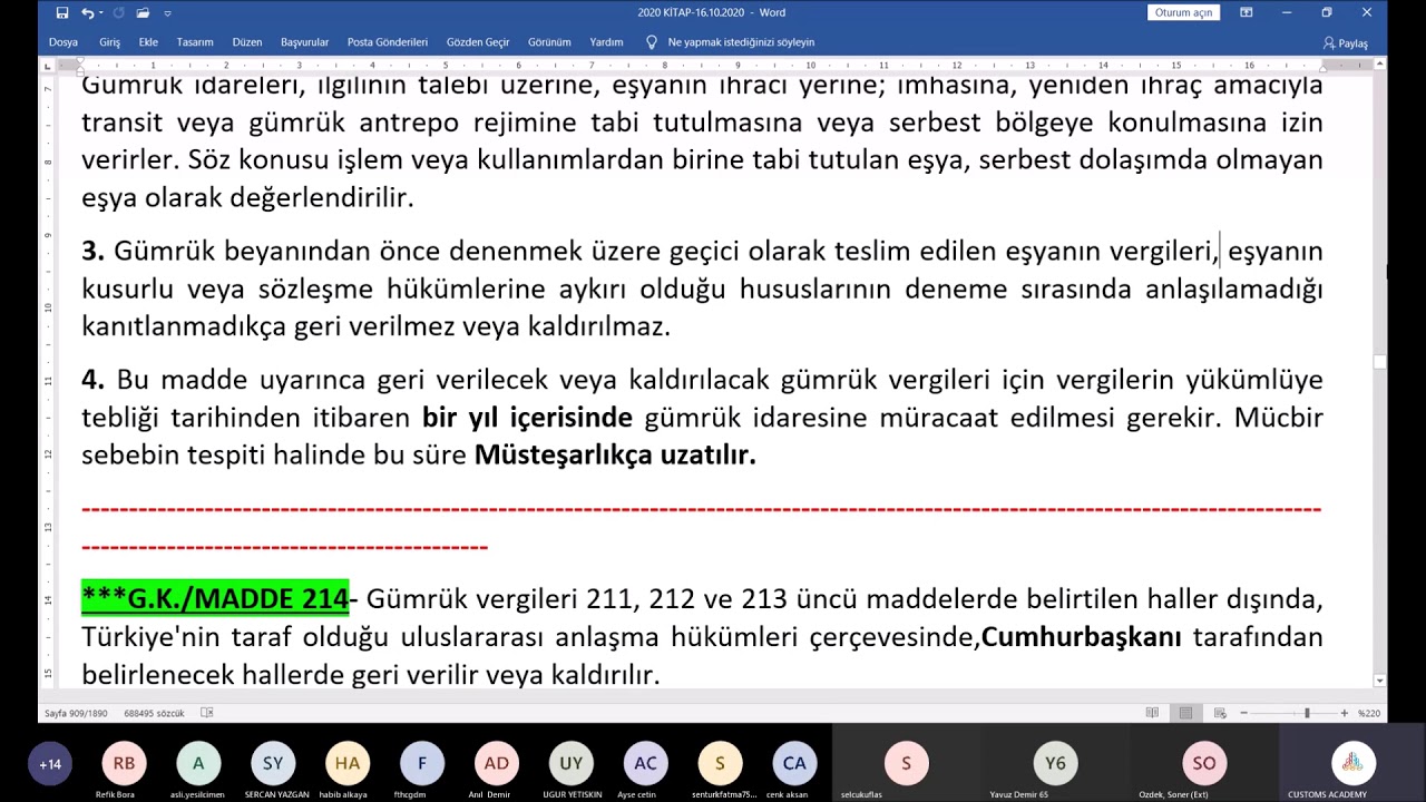 GÜMRÜK VERGİLERİNİN GERİ VERİLMESİ VEYA KALDIRILMASI-METİN TOKDEMİR