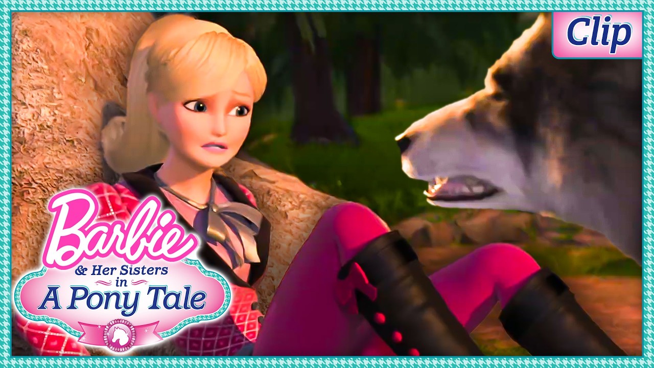 ¡Barbie Es Atacada por Lobos! | Barbie & Her Sisters In A Pony Tale | Clip de la Película
