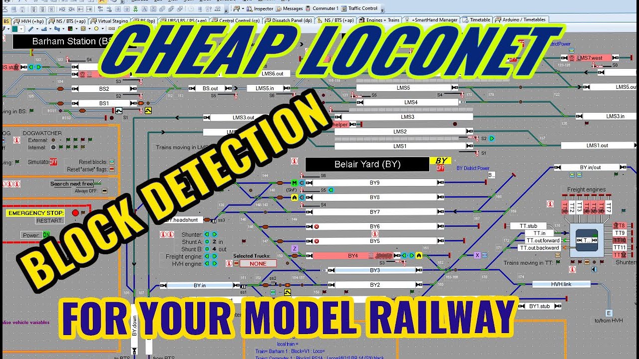Cheap LocoNet Block Detection for your Model Railway