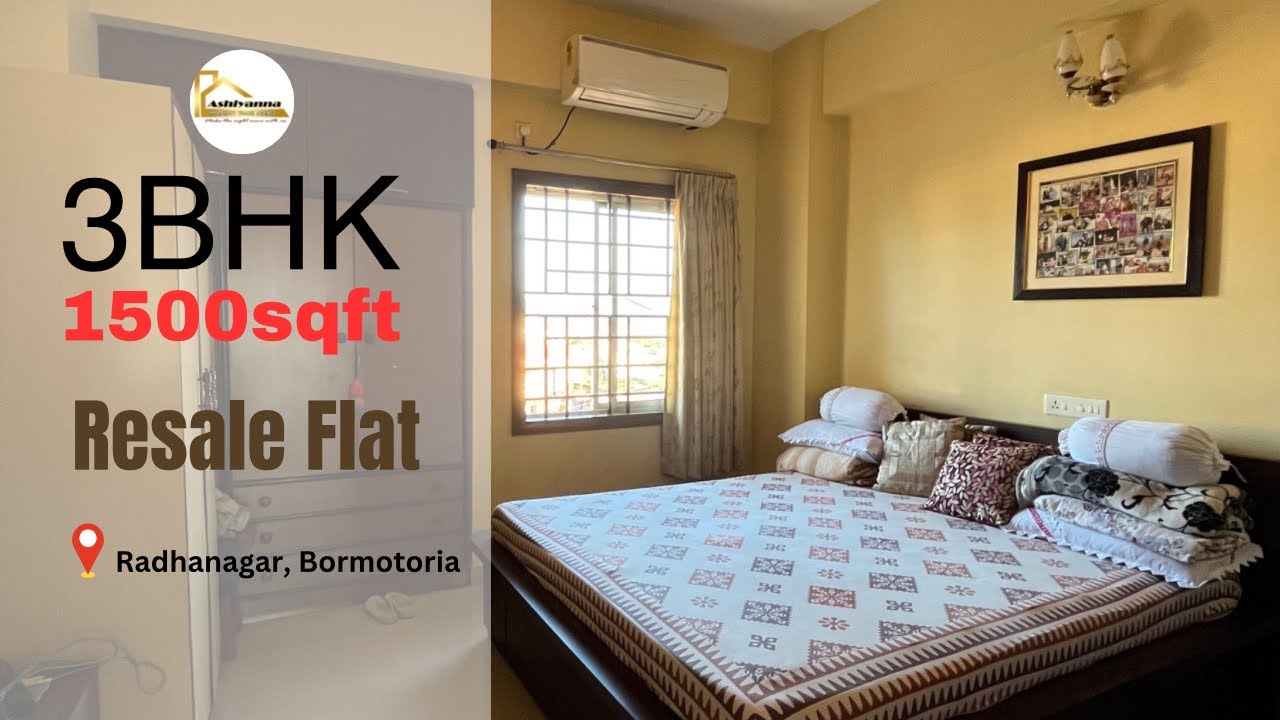 3BHK 1510 sqft Flat For Sale in Bormotoria, Radha nagar, Guwahati  (Property tour). call 7002475874.