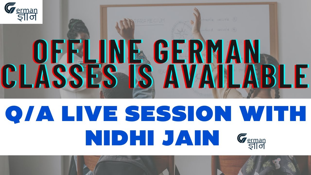 OFFLINE German Language Classes Now Available || German Jobs , Exams  ||  German Gyan by NIDHI JAIN