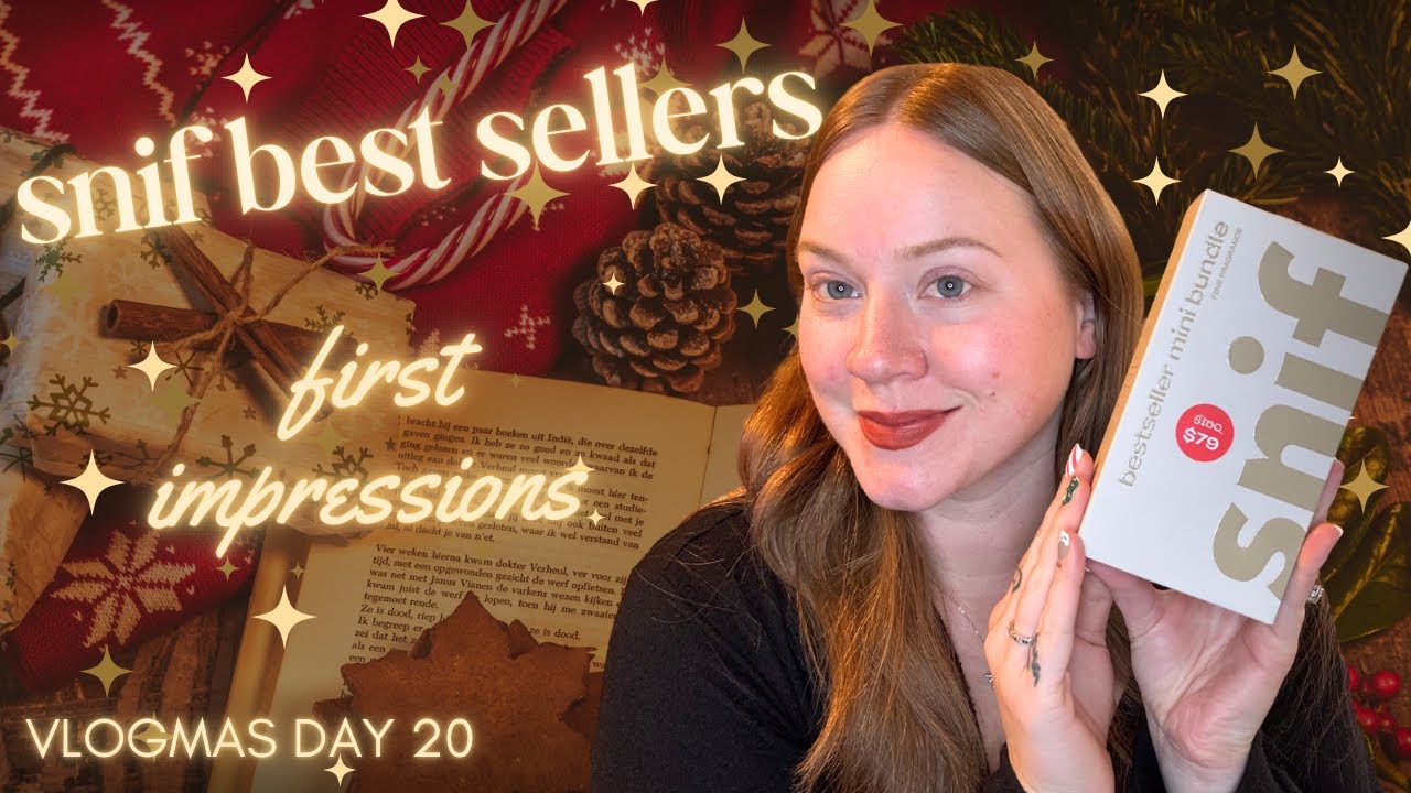 Мини-набор Snif Bestseller | Первые впечатления + описание аромата | Vlogmas, 20-й день 🎄