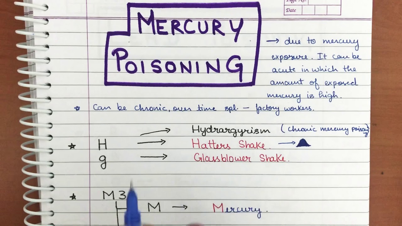 Mercury poisoning - Mnemonic Super Easy  - Toxicology