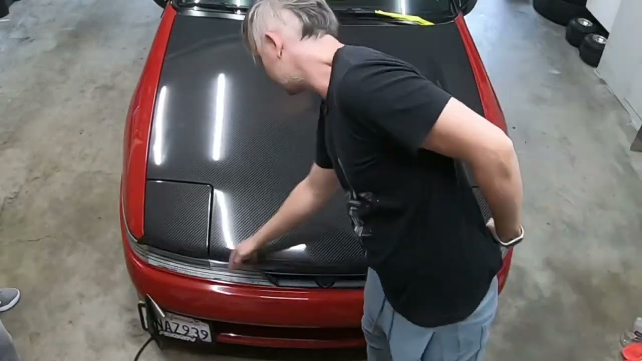 1G Eclipse Hood Wrap 3M Carbon Fiber