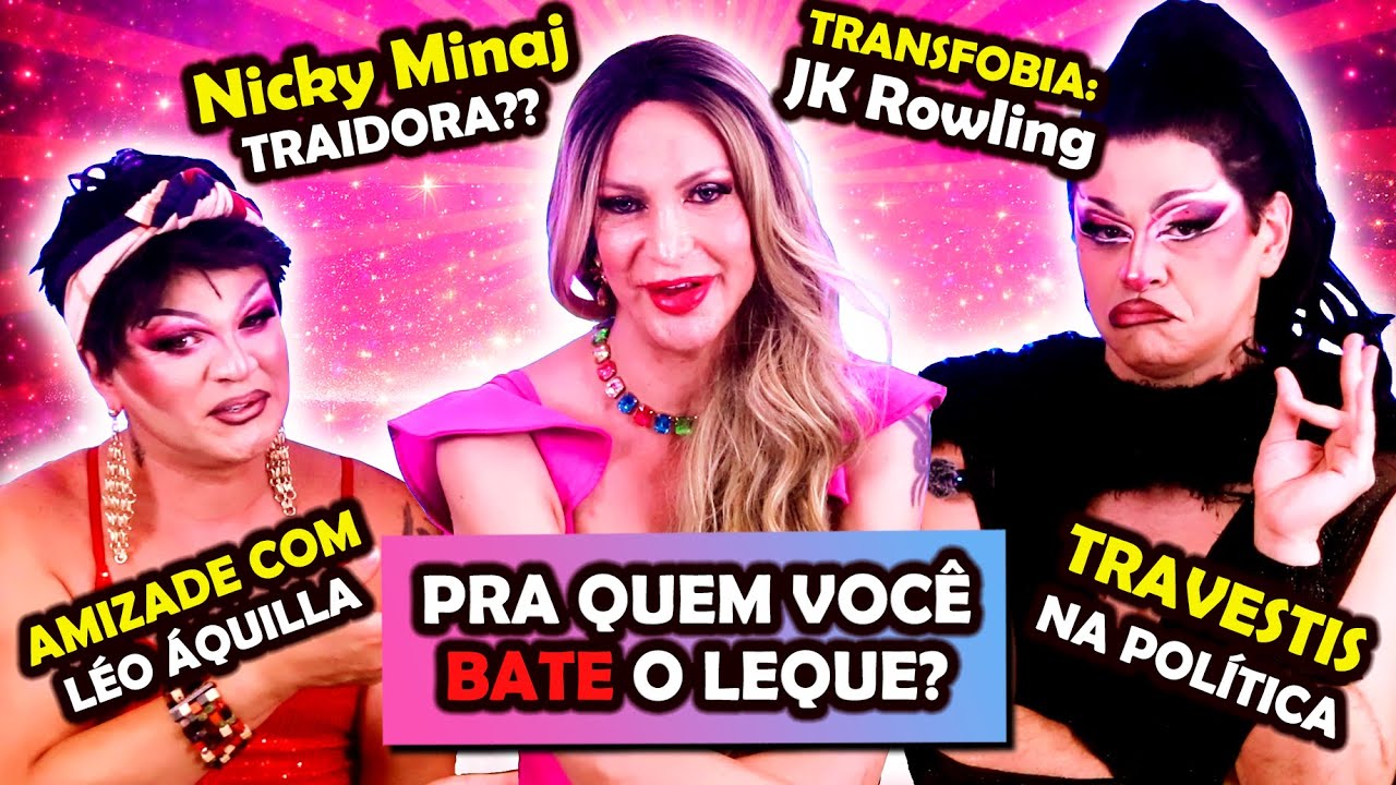 TRAVESTIS NA POLÍTICA | Kylie Hickmann fora do gabinete (sem filtro) no Pra Quem Você Bate o Leque