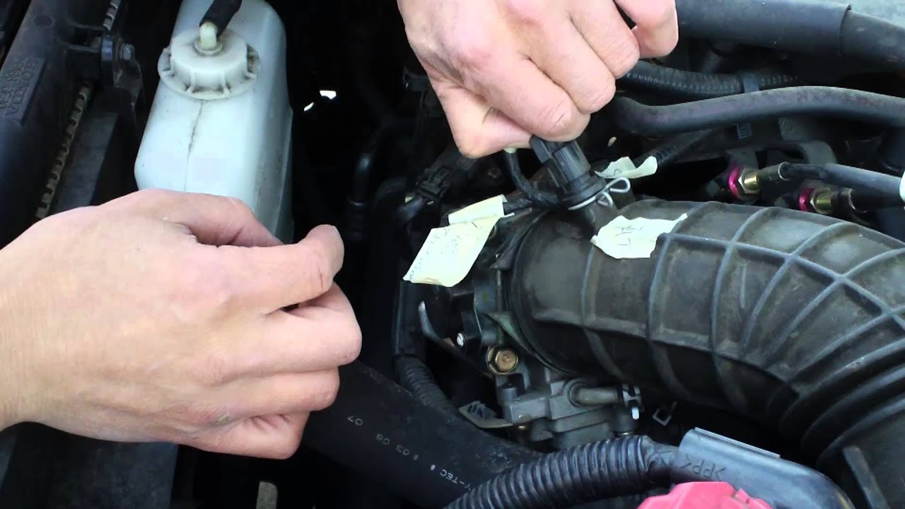 Clean Idle Air Control Valve & Throttle With Minimum Removal Honda Accord
