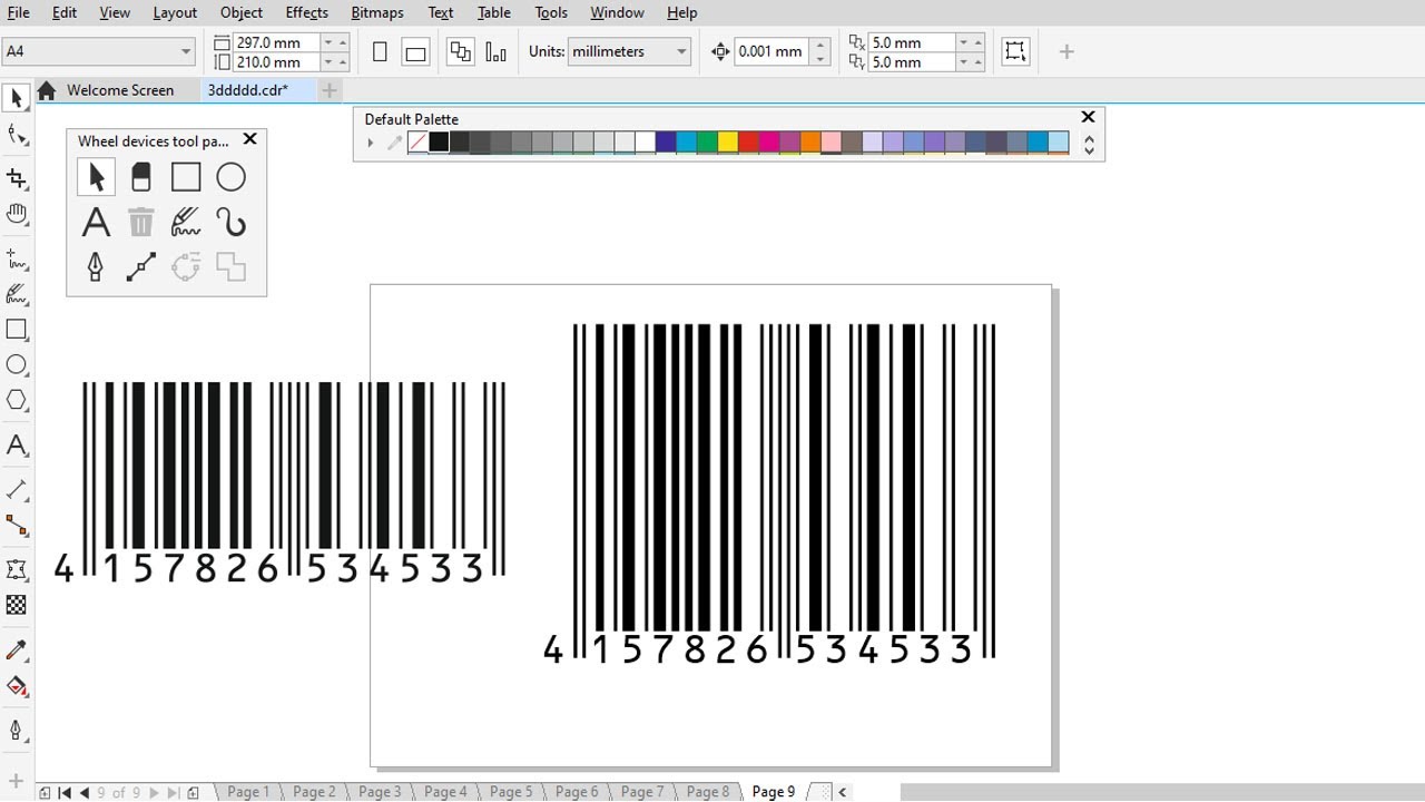 Coreldraw Barcode ll 188 ll prakash Christ tutorial