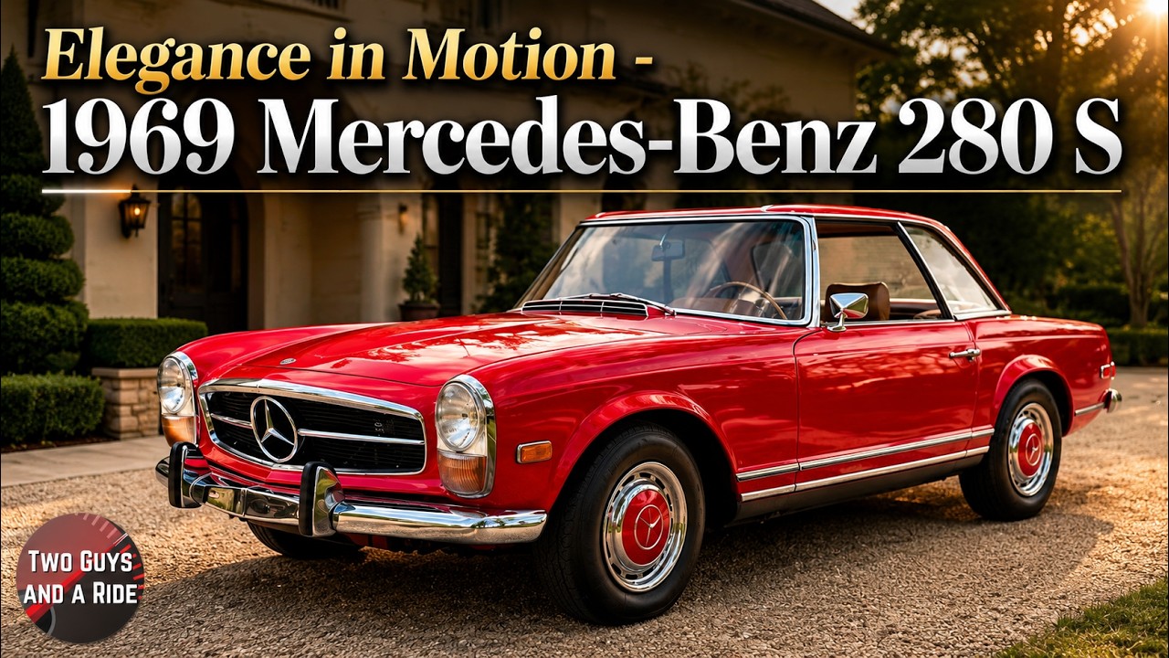 Mercedes-Benz 280 SL 1969 года | Элегантность в движении