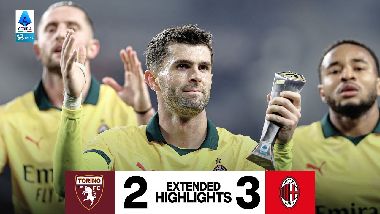 Extended Highlights | La doppietta di Pulisic chiude la rimonta | Torino 2-3 Milan | Serie A 2025/26