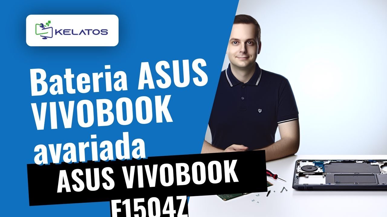 Bateria do seu ASUS VIVOBOOK F1504Z avariada? 🔋 Mudança de bateria original