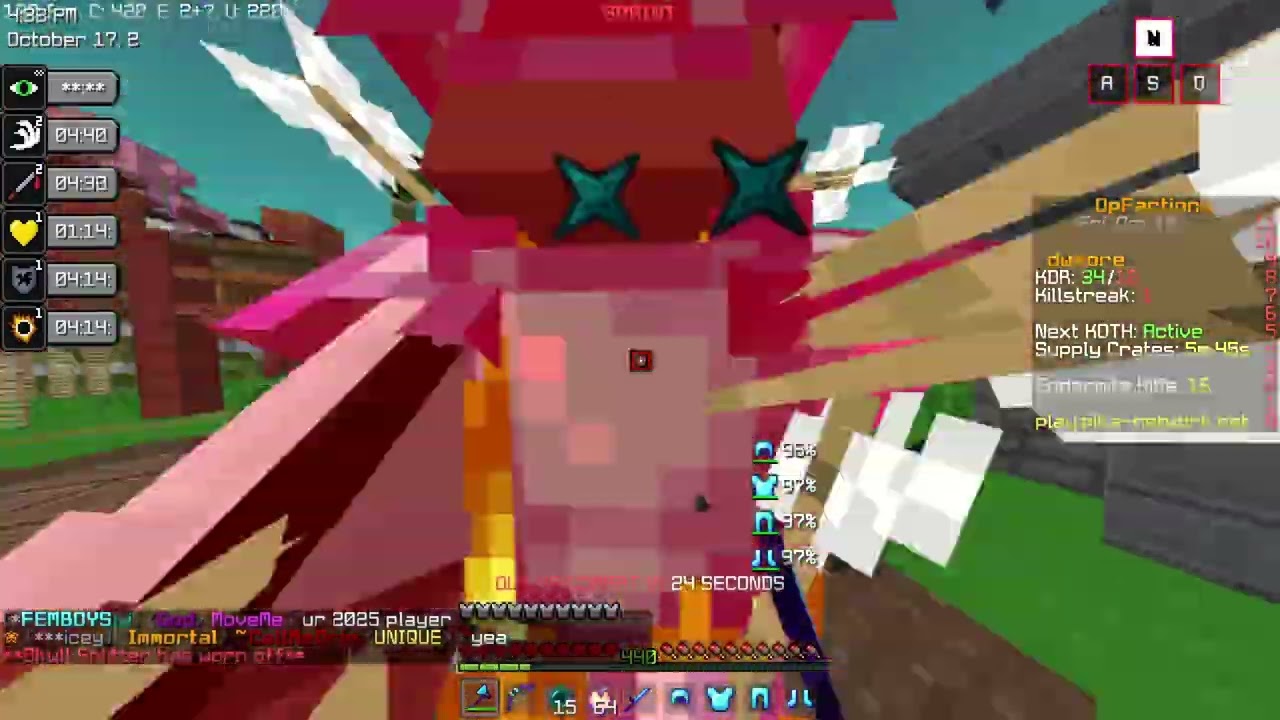 dwmore_ Turns Minecraft into fazoland Pika Network op Factions ep 2