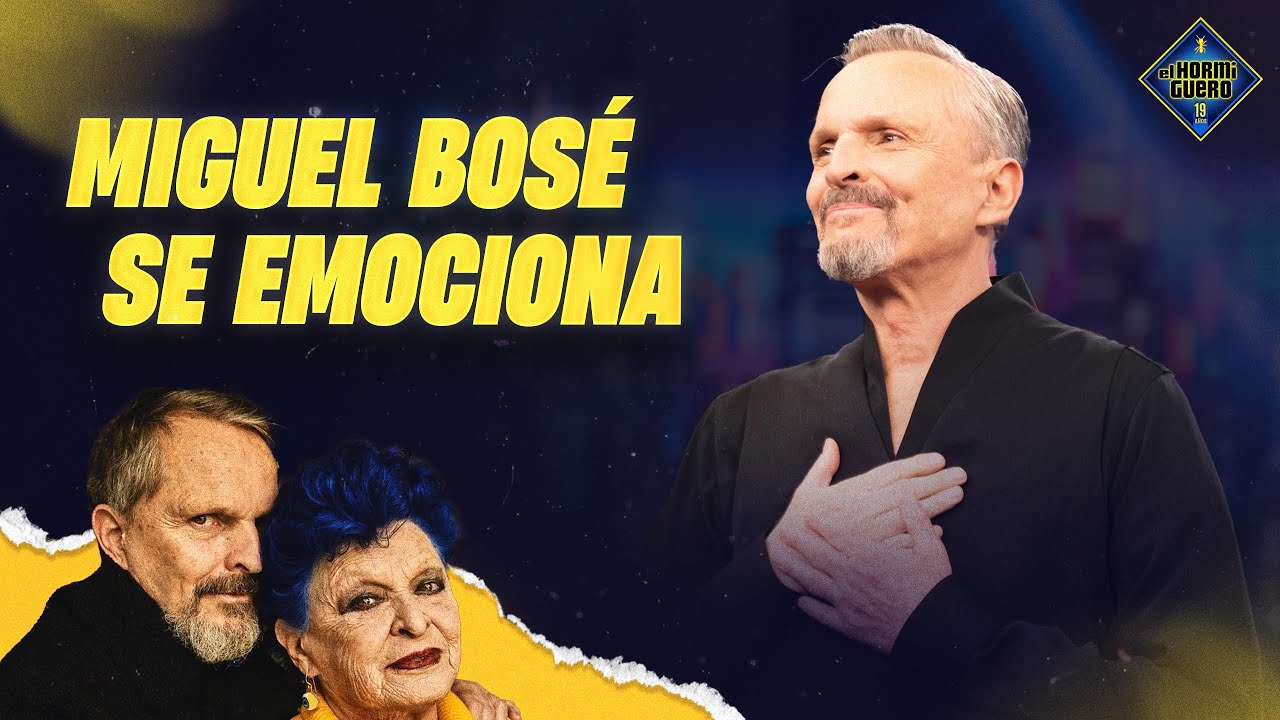 Miguel Bosé se emociona al recordar a su madre - El Hormiguero