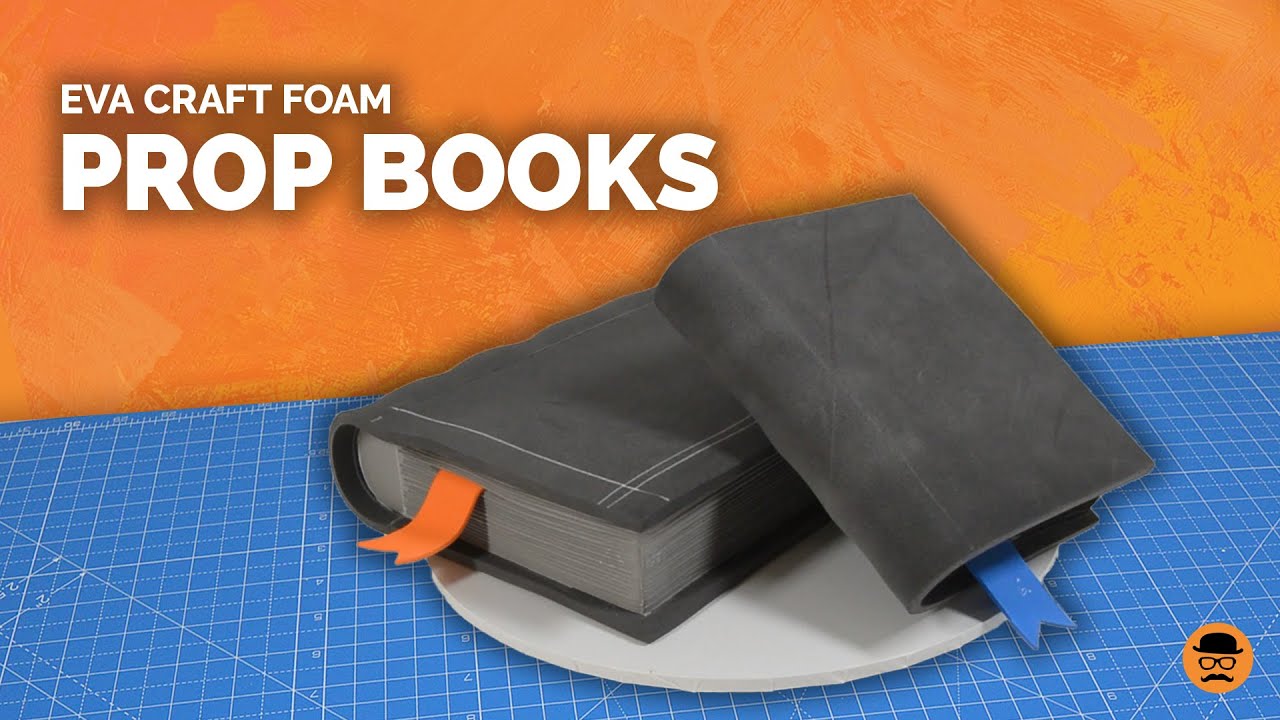 DIY Prop Book - EVA foam crafting video
