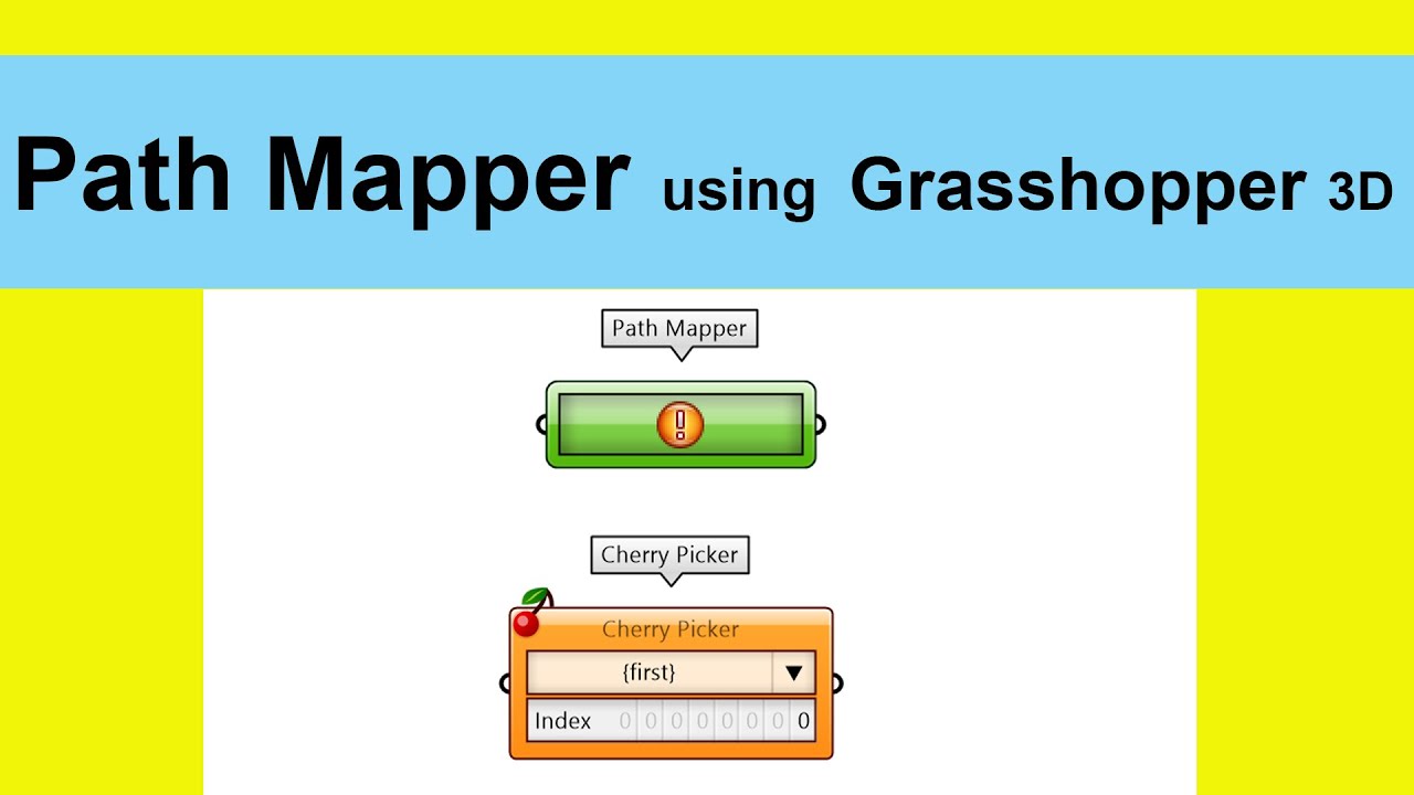 Создание карты маршрута с помощью Grasshopper 3D