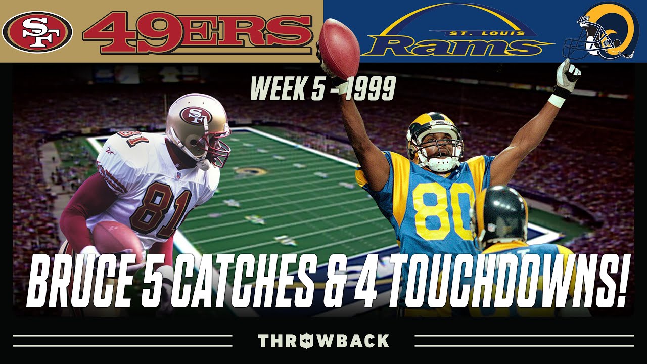 Isaac Bruce Crushes San Fran in Key Matchup! (49ers vs. Rams 1999, Week 5)