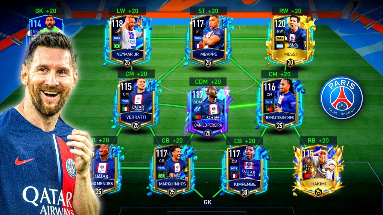 🥺 Goodbye Messi!! I Made Best Ever PSG Squad - We've Messi, Neymar,  Mbappe