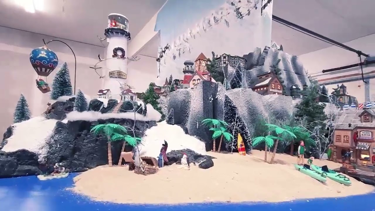 Christmas Village Lighthouse