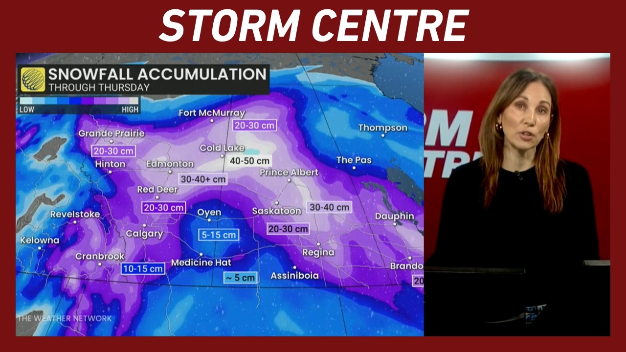 Dangerous Winter Storm Brings Extreme Snow and Blizzard Conditions on the Prairies | #forecast
