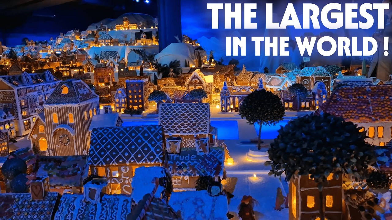 Pepperkakebyen - Largest gingerbread city in the world