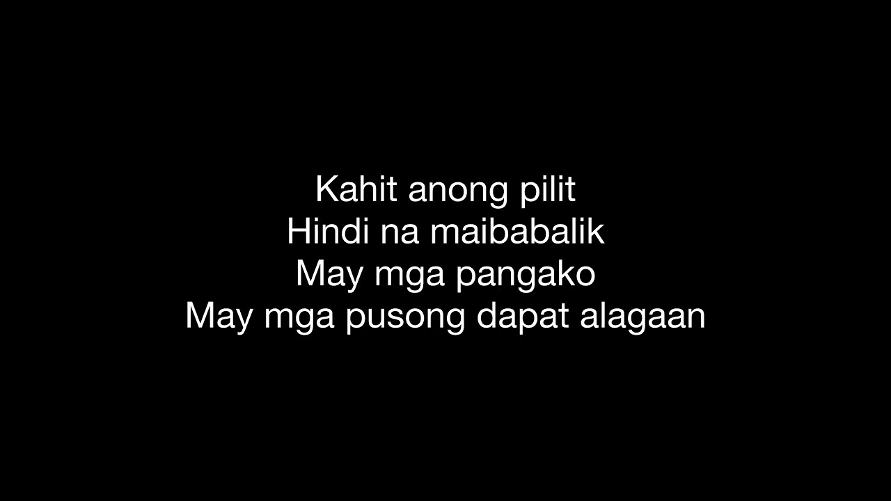 Karaoke Ang tamis ng kahapon  
