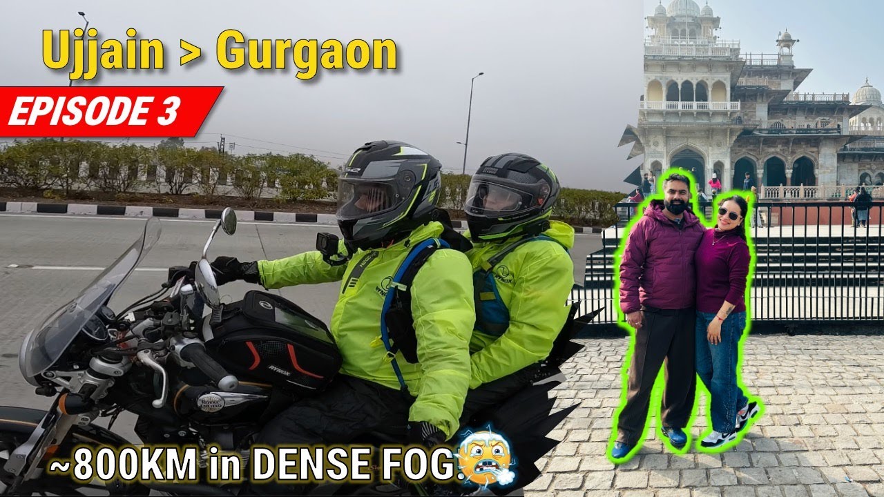 800KM in DENSE FOG! 🥶  | Record Ride on Super Meteor 650 🏍️|  Ujjain to Gurgaon Finale