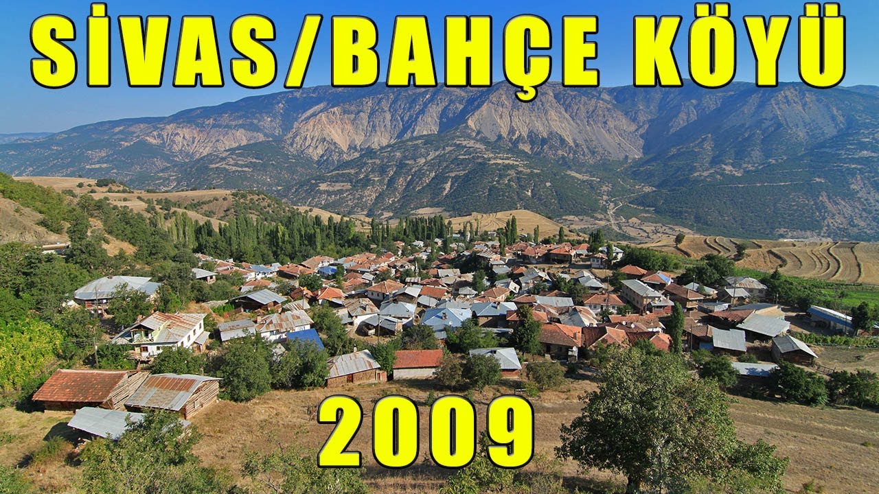 Bahçe Köyü Koyulhisar Sivas Vlog