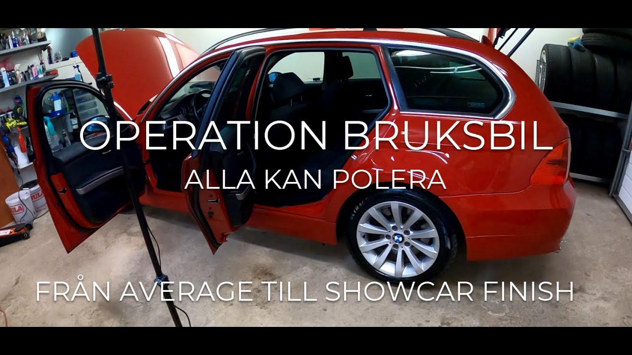 Operation bruksbil | Går det få utställningsskick? | ALLA kan polera | Vi visar hur enkelt det är!
