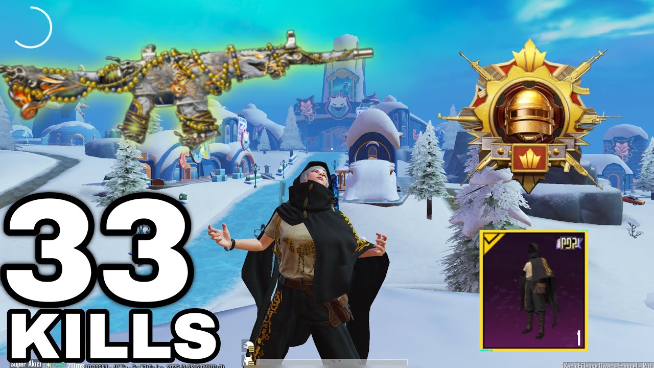 OMG!😱 33 KILLS SCHOL FIGHIT KNT WORDL TOP1️⃣ Pubg Mobail | 