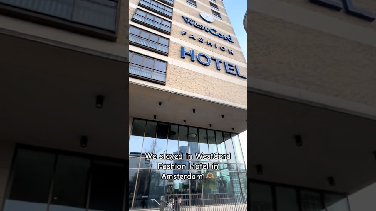 We stayed in WestCord Fashion Hotel in Amsterdam 🇳🇱 - Vee Sam