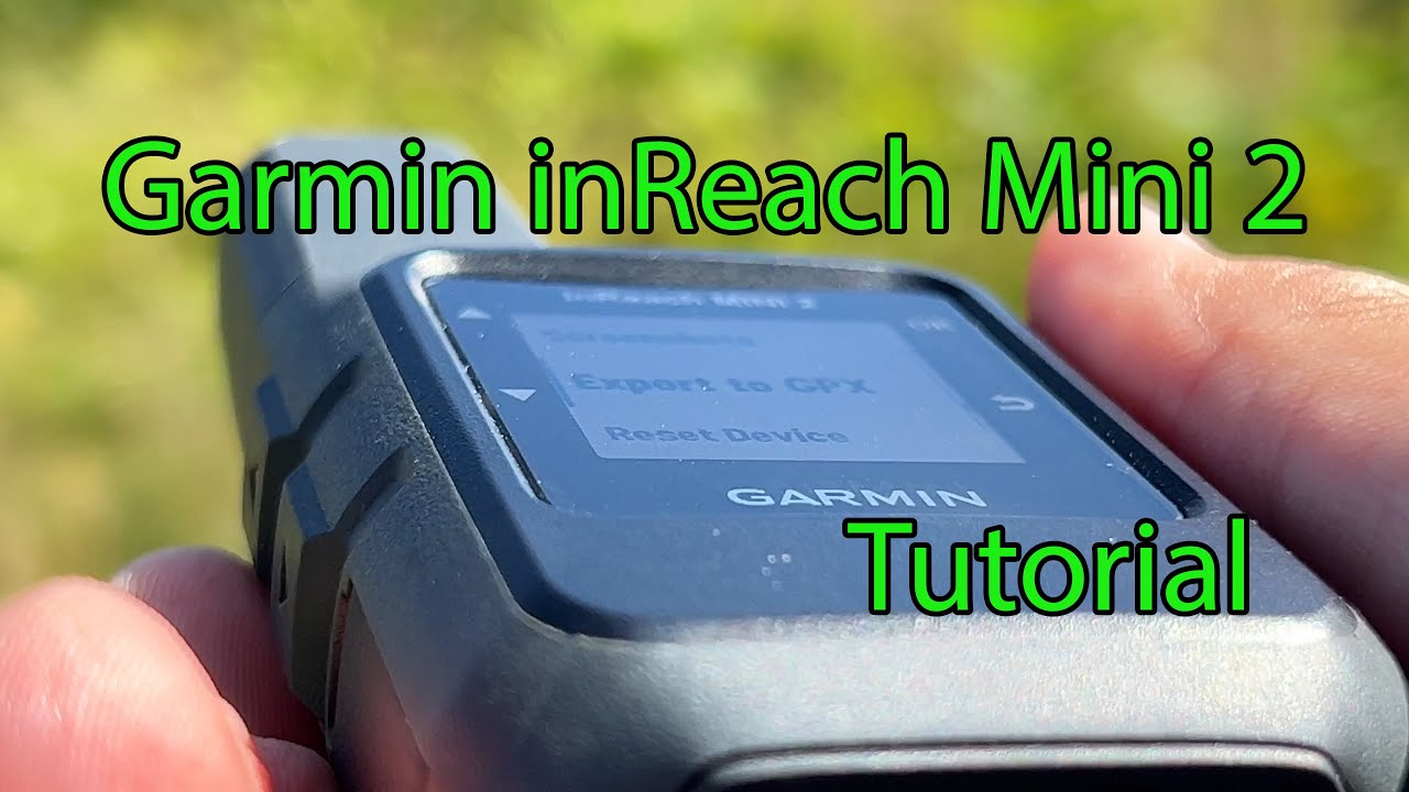 Garmin inReach Mini 2 GPS SOS tutorial | how to use this emergency communicator tracker wild camping
