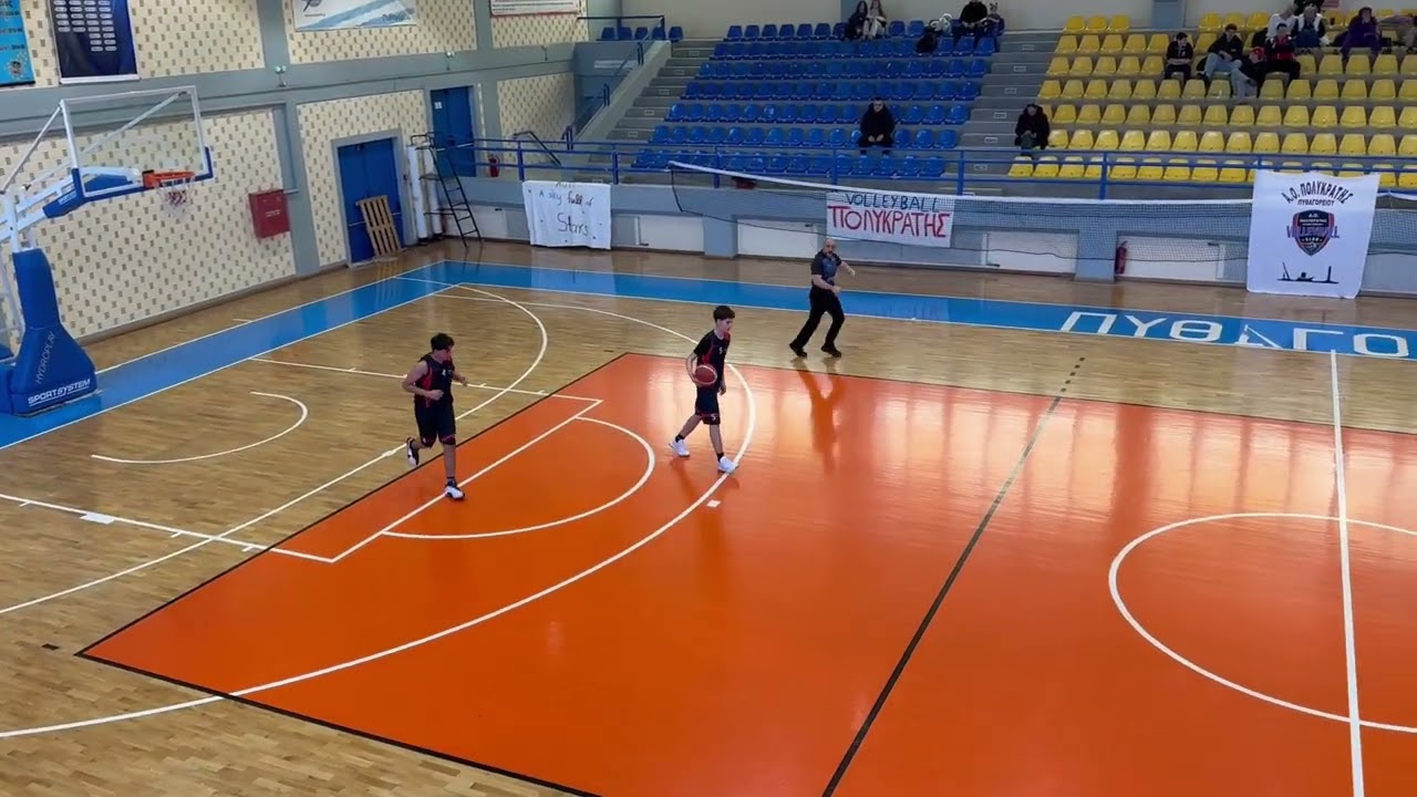 Πρωτάθλημα παίδων Α.Ο. Πολυκράτης- Α.Ε.ΣΣ Αθλέων 65-32
