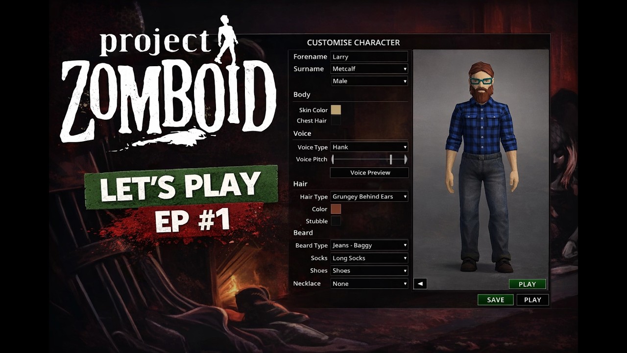 Project Zomboid Lets Play | Episode 1 | Who's Our Survivor Going To Be??