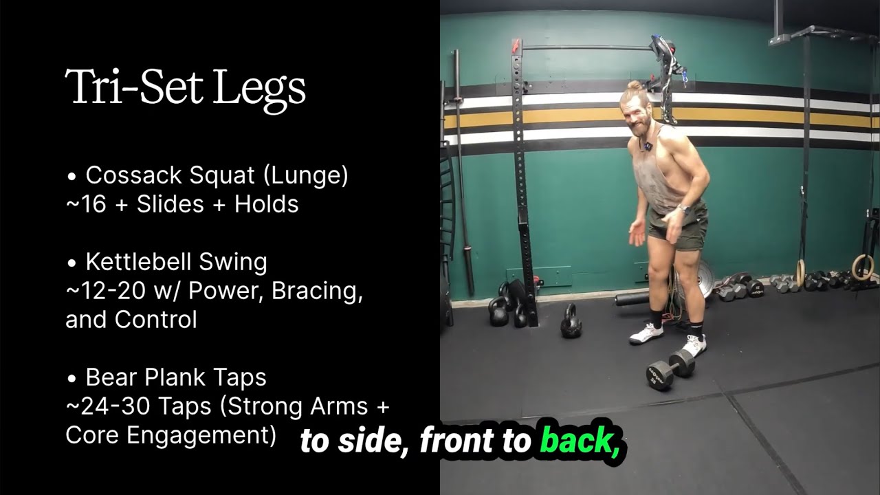 Tri-Set Leg Sequence