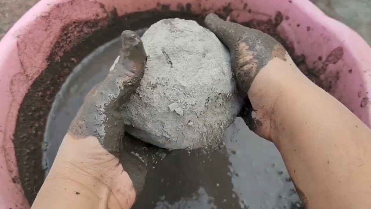 Pure Cement Super Soft | Water 💦 Crumbling 