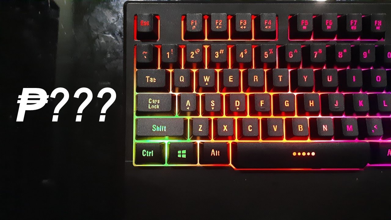 Rakk Sari Gaming Keyboard, Budget and Quality! (Unboxing + Mini-Review)
