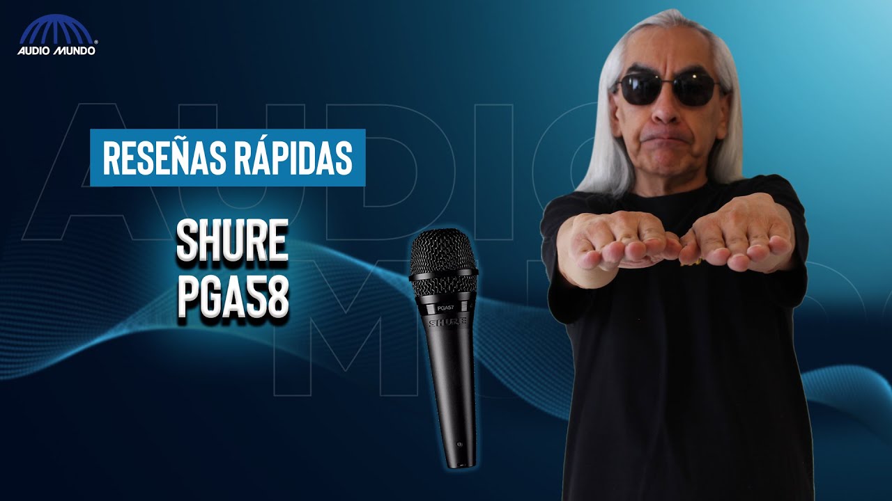 MICRÓFONO vocal Shure PGA58 🎤  🎶 Calidad y DURABILIDAD al MEJOR precio
