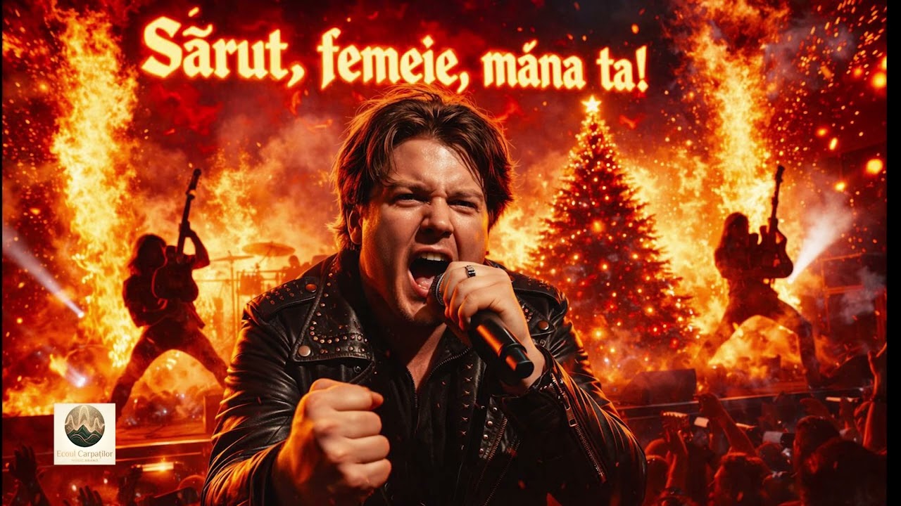 Sărut, femeie, mâna ta! 🤘VERSURI FUEGO🔥 | ROCK THUNDERSTRUCK Style | AI Rock Music
