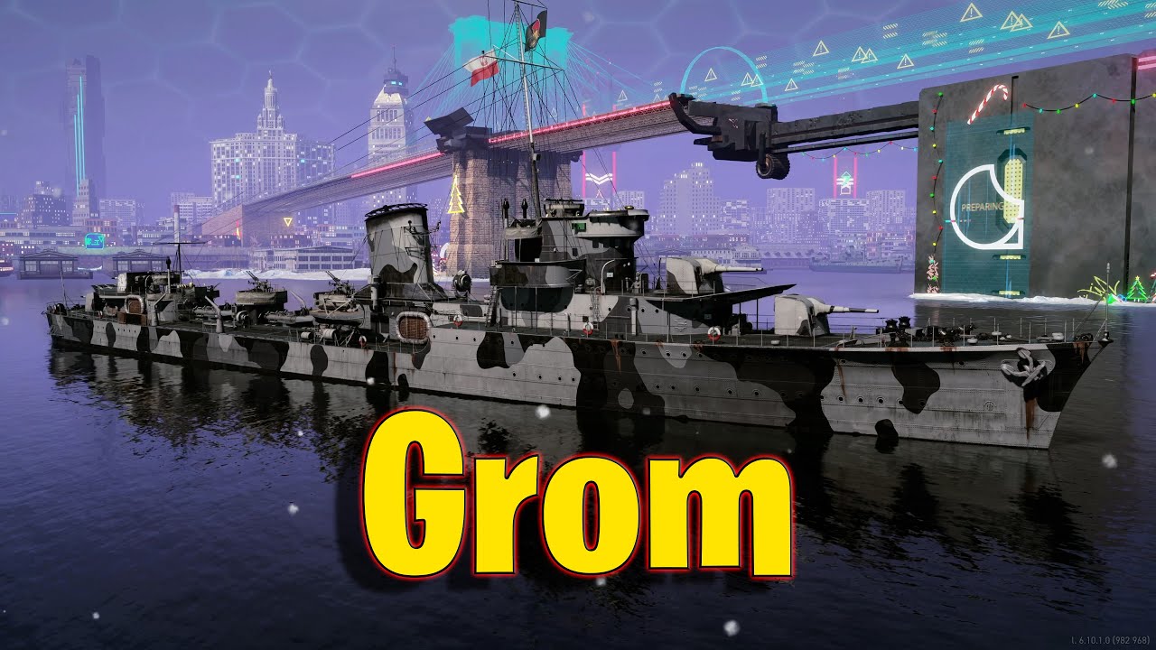 Meet The Grom! Tier 6 Pan Euro Destroyer in World of Warships Legends!