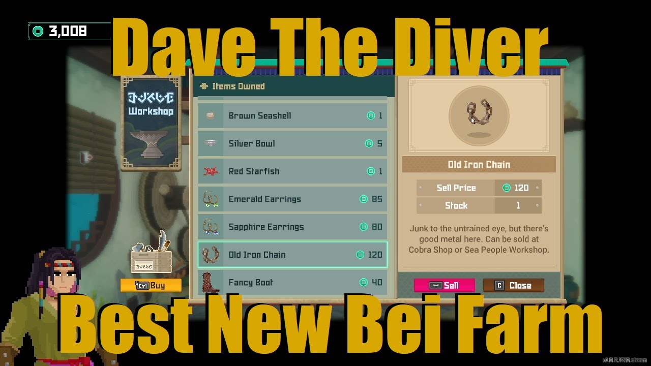 Dave The Diver, New Bei Farming Meta
