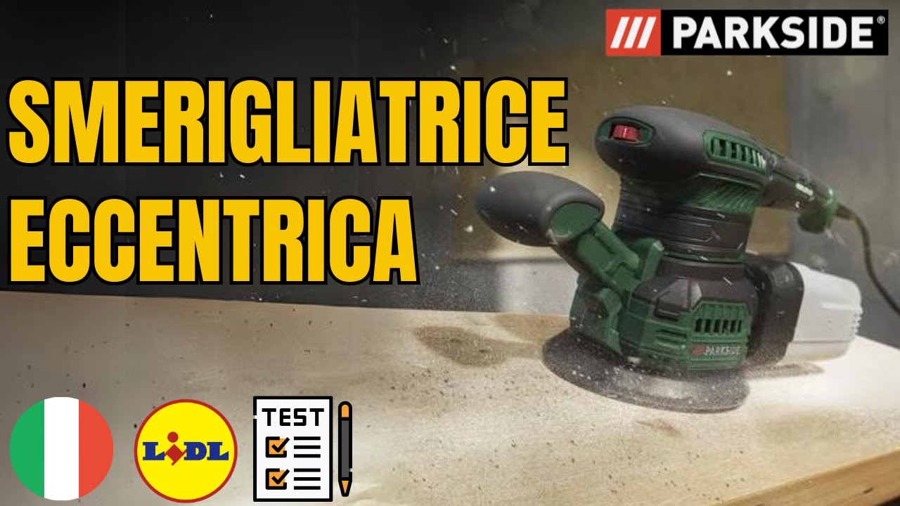 SMERIGLIATRICE ECCENTRICA Parkside PEXS 270 C3 ITALIA ITALIANO LIDL