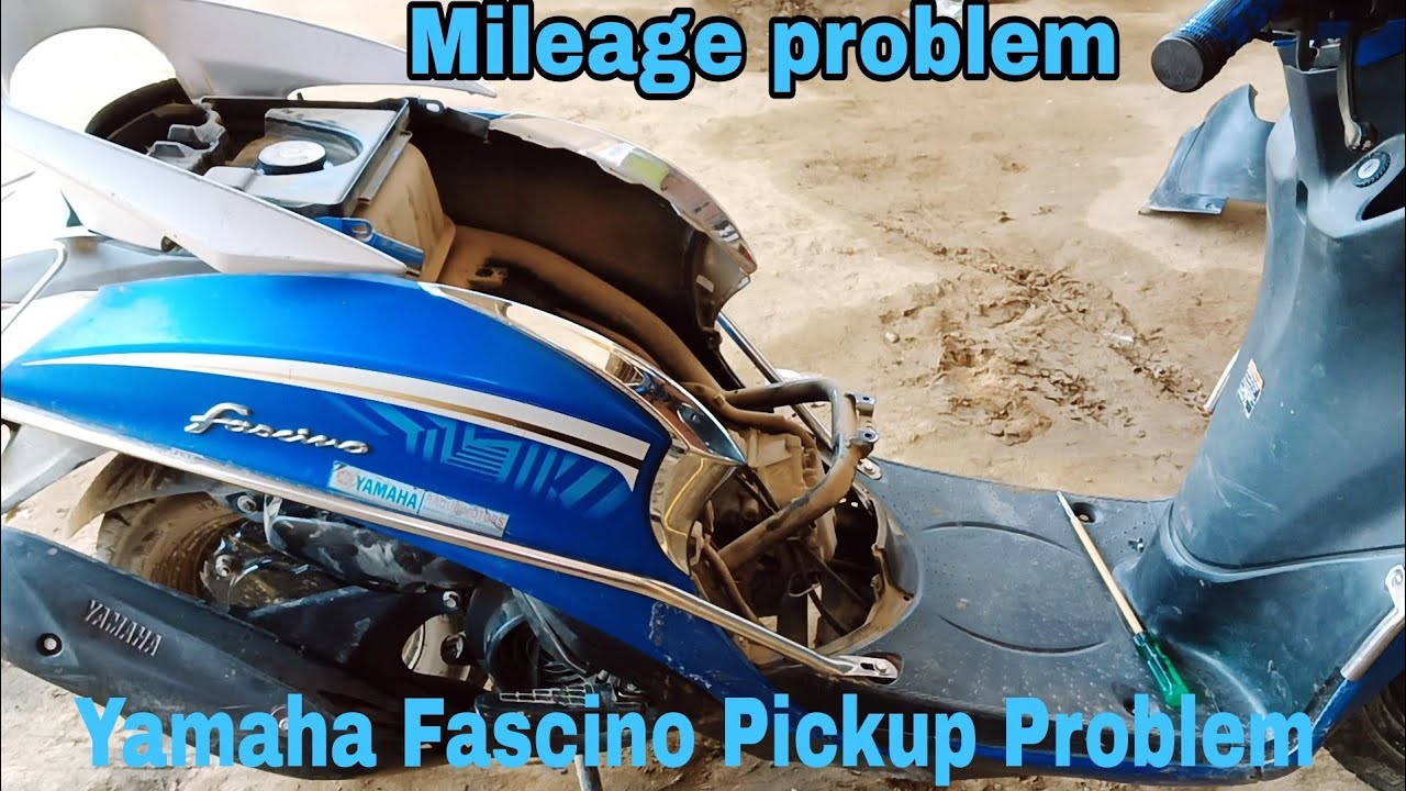 Yamaha Fascino Pickup problem||Starting problem||Mileage problem