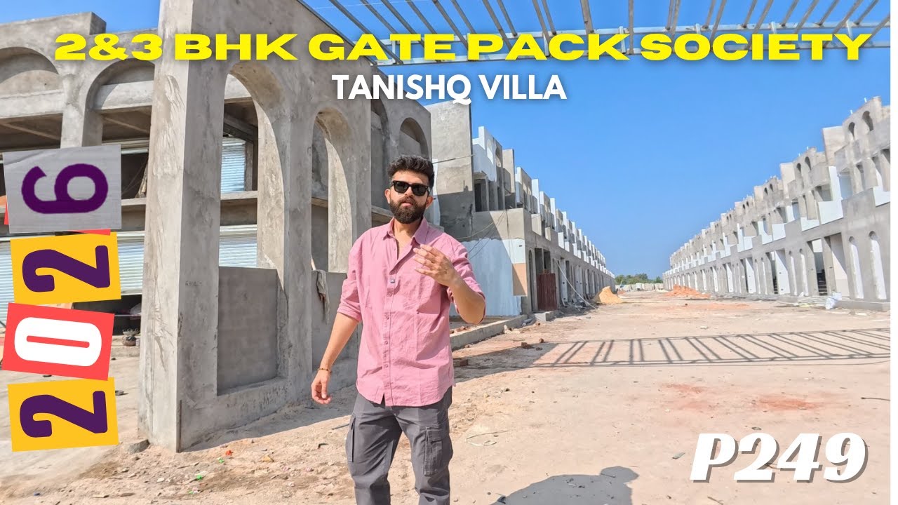 GATE PACK SOCIETY || RAJKOT || 2 & 3 BHK || REAL - ESTATE || BEDI CHOWK || MADHAPAR || TANISHQ VILLA