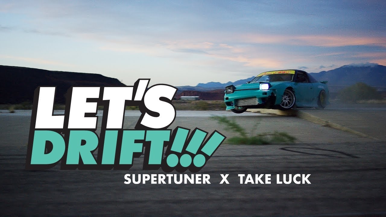 LET'S DRIFT!!! - Tandem drifting an abandoned airstrip - Supertuner X Take Luck
