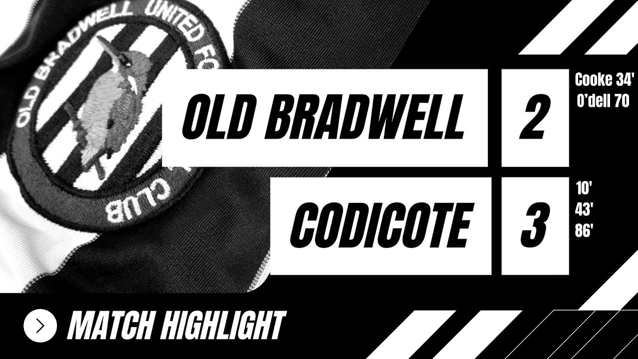 SSMFL DIV 2 || Old Bradwell 2 - 3 Codicote