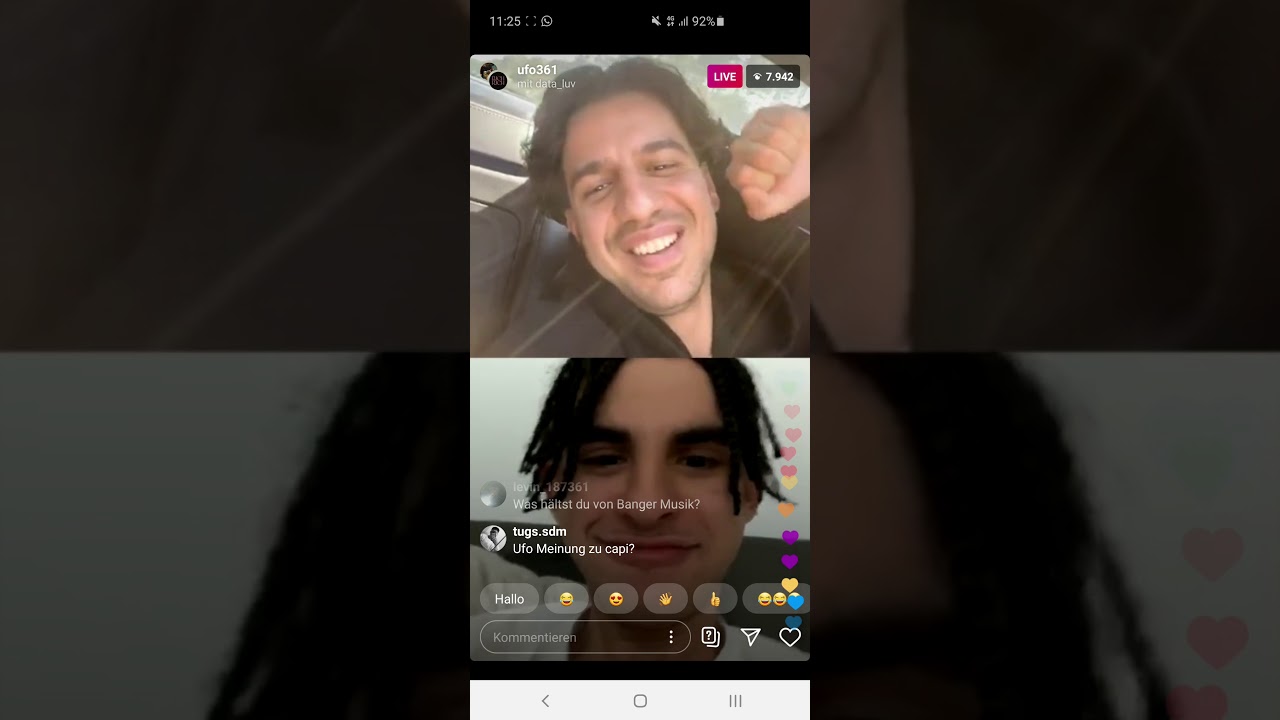 Ufo361 und Data Luv - Instagram Livestream | Reden &uuml;ber Final Fantasy